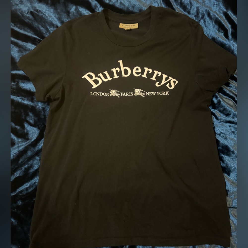 Burberry Logo Print Cotton T-Shirt Men’s L